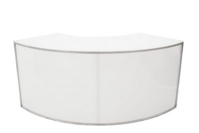 Curved Whit Bar (with or without LED Lighting)