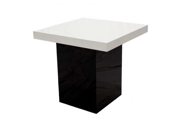 Slall Black Table - White Top