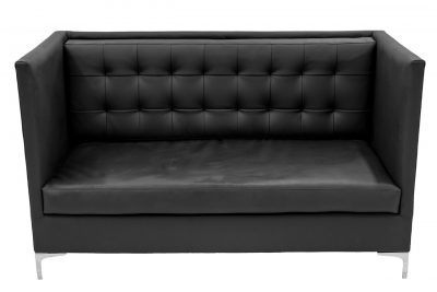 Black High Back Sofa